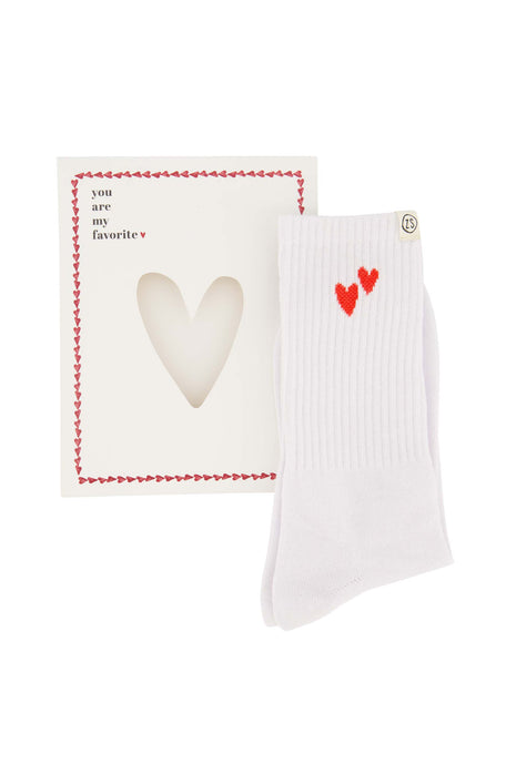 Sokken in doosje - wit/rood - Cadeau’s & Lifestyle - Fun & gadgets - Kousen