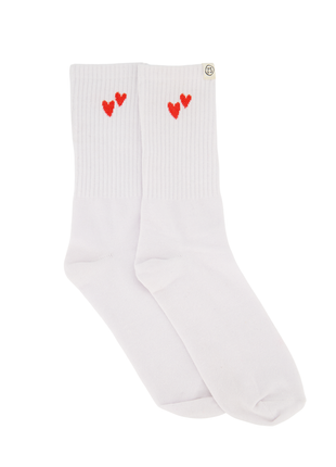 Sokken in doosje - wit/rood - Cadeau’s & Lifestyle - Fun & gadgets - Kousen