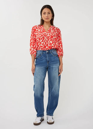 Blouse Raglan Scarlet Graphic - SP26.14003 by Esqualo