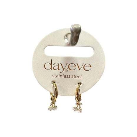 Sparkle Cherry Hoop - 14K - Modeaccessoires - Juwelen - Oorbellen