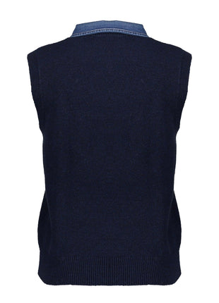 Spencer denim collar - Kleding - Truien en cardigans