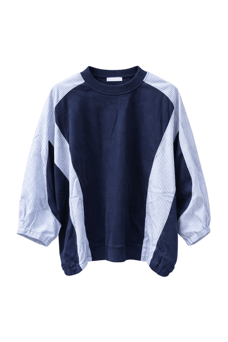 Sweater - Strip - 12636 - Blue by Grenadine