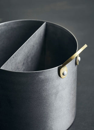 Stalen Pot - Organiser - voor een gedekte tafel - Lifestyle - Koken & Tafelen - Servies