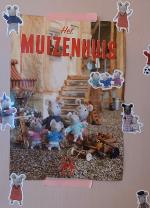 Stickervel Muizen - Baby & Peuter - Muizenhuis - Papierwaren