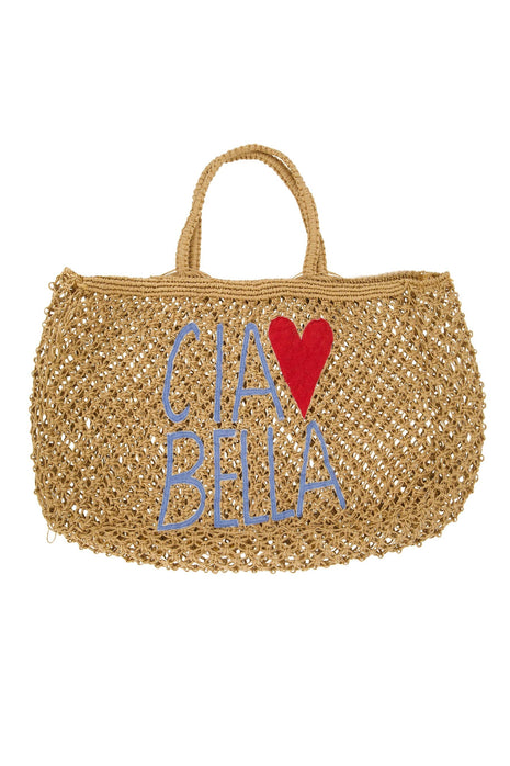 Strandtas - met borduursel - Ciao Bella - Kit / One size - Modeaccessoires - Tassen & riemen