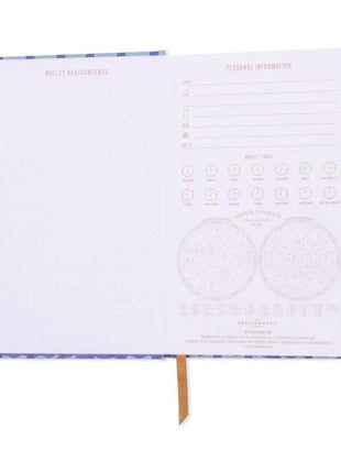 Tulip Journal - Blue Lattice by Designwork Ink