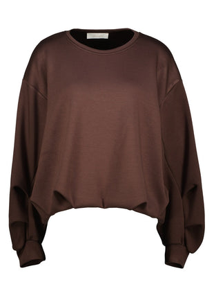 Sweater - Brugge B509 – Choco - Choco / One Size - Kleding - Truien en cardigans