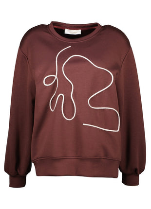 Sweater - Caracas B509 - Bordeaux - Kleding - Truien en cardigans