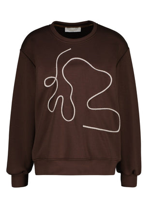 Sweater Caracas B509 Choco Kleding Truien en cardigans
