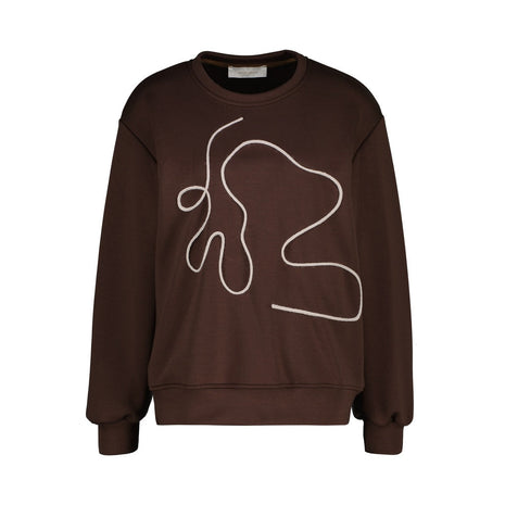 Sweater Caracas B509 Choco Kleding Truien en cardigans