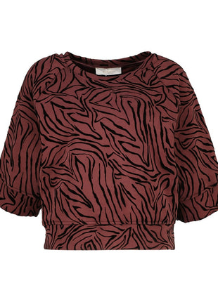 Sweater - Charlotte B509 - Bordeaux - Kleding - Truien en cardigans