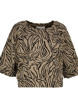Sweater - Charlotte B509 - Taupe - Kleding - Truien en cardigans