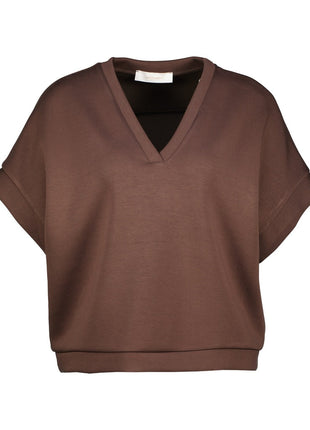 Sweater - Irene B509 - Choco - Choco / One Size - Kleding - Truien en cardigans