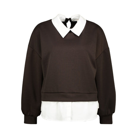 Sweater met kraag - Kansas B509 (choco) - Kleding - Truien en cardigans