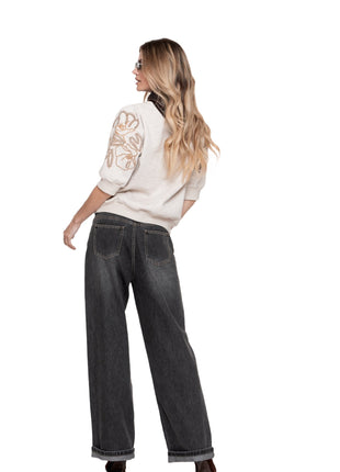 Sweater met sierlijke dessin - Kleding - Truien en cardigans