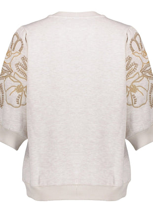 Sweater met sierlijke dessin - Kleding - Truien en cardigans