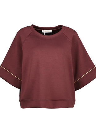 Sweater - New Arianna B509 – Bordeaux - Bordeaux / One Size - Kleding - Truien en cardigans