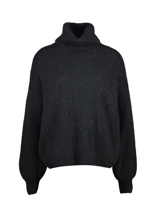 Pulletje met col - Messina B506 - Zwart