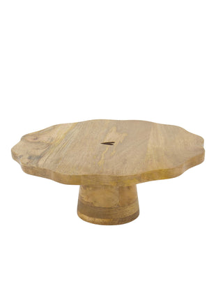 Taartplateau hout hartje - naturel - Cadeau’s & Lifestyle - Keuken & eetkamer - Planken & dienbladen