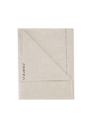 Tafelkleed ’samen is alles leuker’ - 250x150cm - peper en zout - Lifestyle - Koken & Tafelen - Textiel