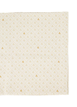 Tafelloper - hartjes kort - wit/zand/goud - Cadeau’s & Lifestyle - Keuken & eetkamer - Keukentextiel