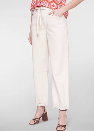 Jeans balloon linen mix - 61011-10 by Geisha