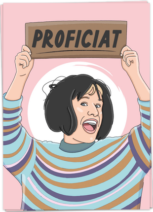 Wenskaart - Proficiat (Wendy's powerkaarten)