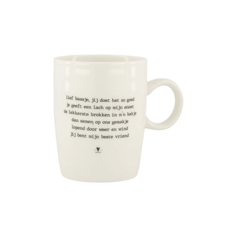 Theemok - lief baasje hond - wit (0703-204) - Lifestyle - Koken & Tafelen - Servies - Mokken & Bekers