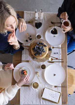 Theezeef hartje goud Cadeau’s & Lifestyle Keuken & eetkamer Glaswerk & bestek