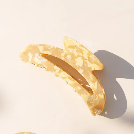 Langwerpige clip - Tia - Marmer beige
