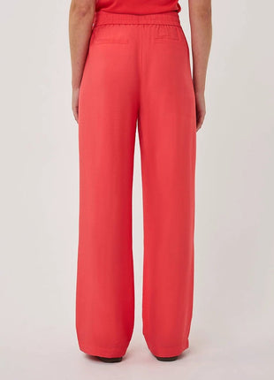 Broek - Wide Elastic Waist Slub - SP26.10033 by Esqualo