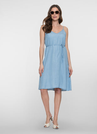 Jurk met spaghetti bandjes - 67390-21