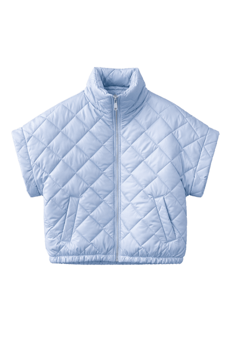 Jas - Sky Quilted Jacket - Light blue by Charlotte Marie