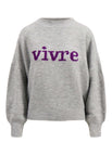gris anthracite / violet moyen / 38/M