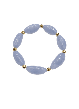 Flat Stones Bracelet - B61466 - 14K + Blue by Day & Eve