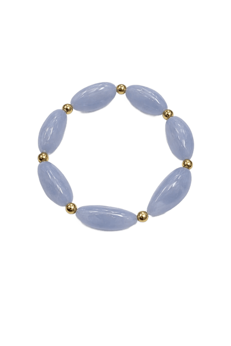 Flat Stones Bracelet - B61466 - 14K + Blue by Day & Eve