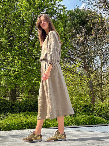 Tunic - Adri - Mirror kaki - Kleding - Blouses