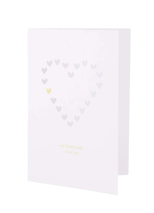 Wenskaart lichtpuntje voor jou - wit/goud by Zusss