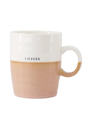 Theemok lieverd - wit/roze by Zusss