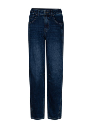 Jeans - Caitlina side patch dark stone - SRB5032