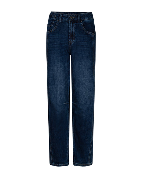 Jeans - Caitlina side patch dark stone - SRB5032