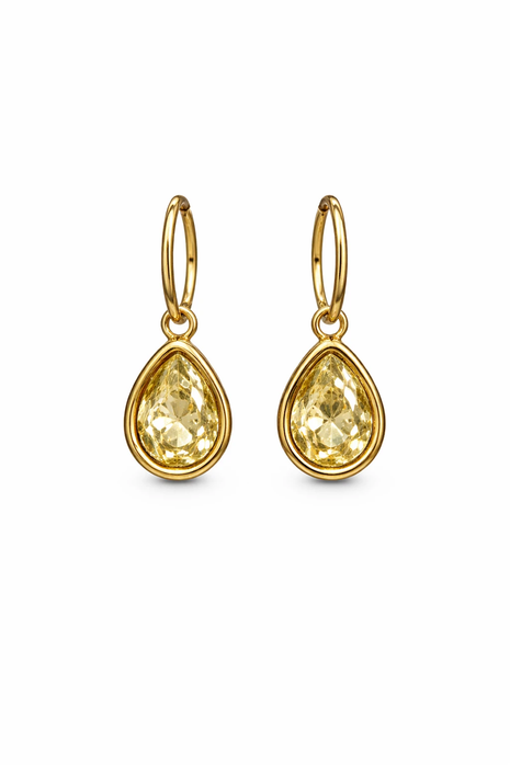 French Hook Drop - E56378-10 - 14K + Yellow by Day & Eve