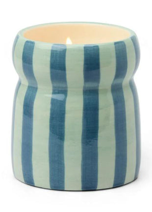 Kaars in een pot - Cabana - Blue/Navy Striped - Warm Cider by Paddywax