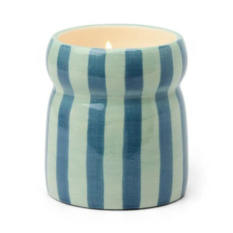 Kaars in een pot - Cabana - Blue/Navy Striped - Warm Cider by Paddywax