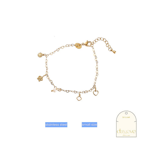 Armbandje - Small Size Pendants Bracelet - 14K (13+4cm)