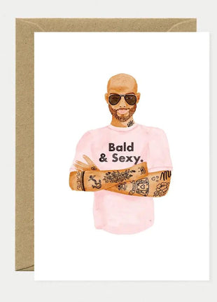 Wenskaart - Bald and sexy by All the ways to say