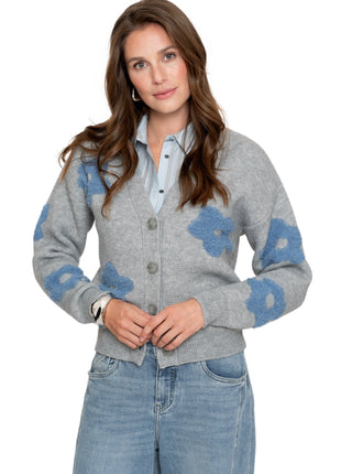 Vest flowers 54510 10 000900 Kleding Truien en cardigans