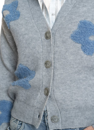 Vest flowers 54510 10 000900 Kleding Truien en cardigans