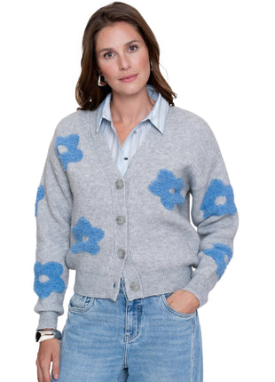 Vest flowers 54510 10 000900 Kleding Truien en cardigans
