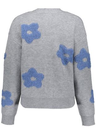 Vest flowers 54510 10 000900 Kleding Truien en cardigans